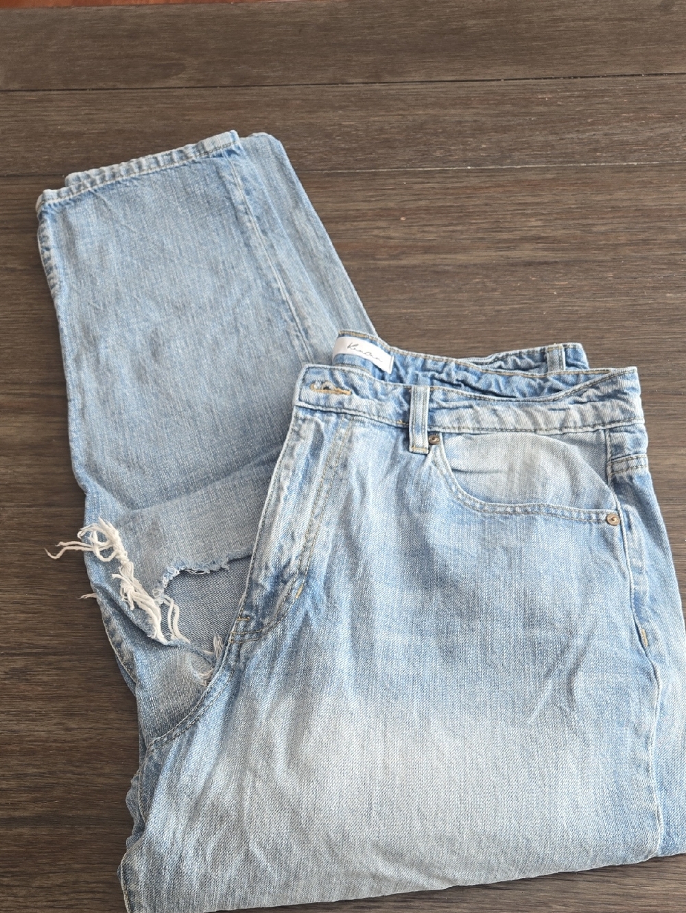 KanCan Light Blue Boyfriend Jeans